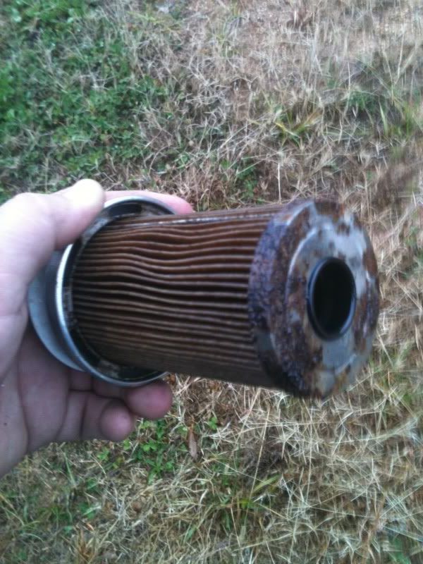 ..why is my 5 month old fuel filter rusted? Diesel Place