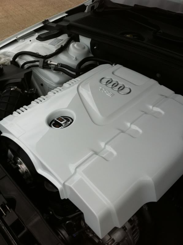 Engine Cover Painted And R8 Oil Cap