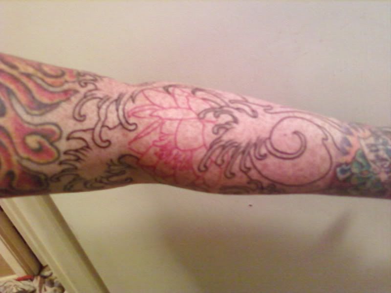(the star was already there) Outer forearm