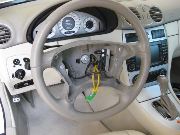 How to remove steering wheel mercedes clk #3