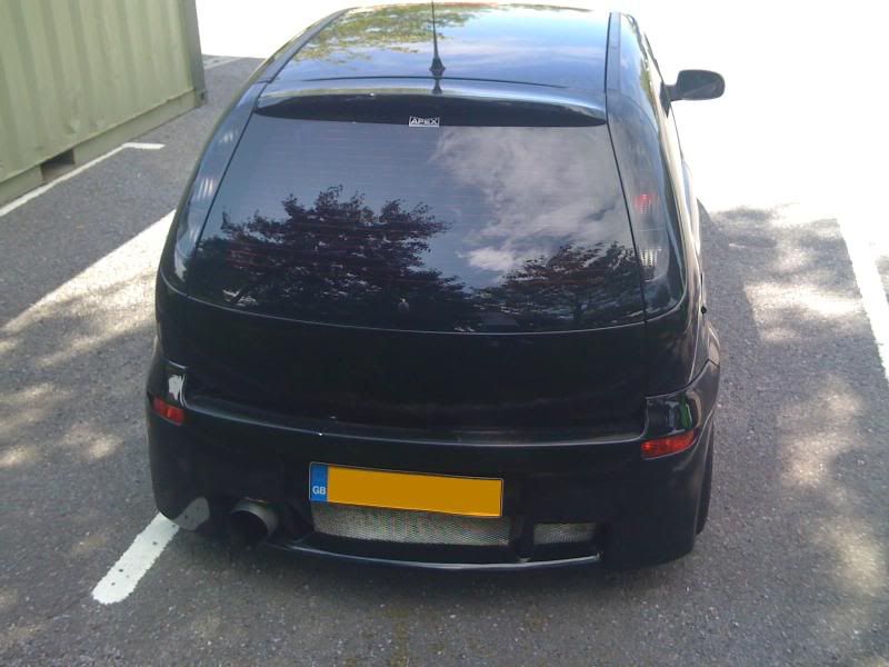 black corsa modified