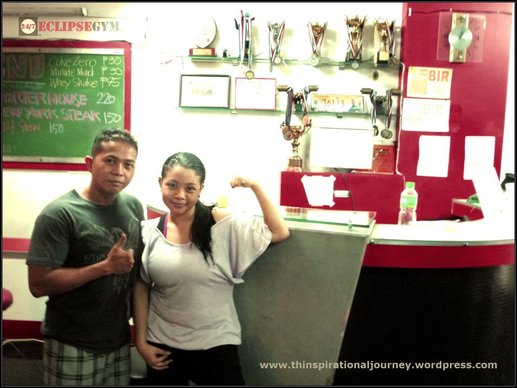 Coach Victor Palo and Lara Novales at Eclipse 24/7 Fitness Center Mabini Branch in Manila Coach Victor Palo and Lara Novales at Eclipse 24/7 Fitness Center Mabini Branch in Manila