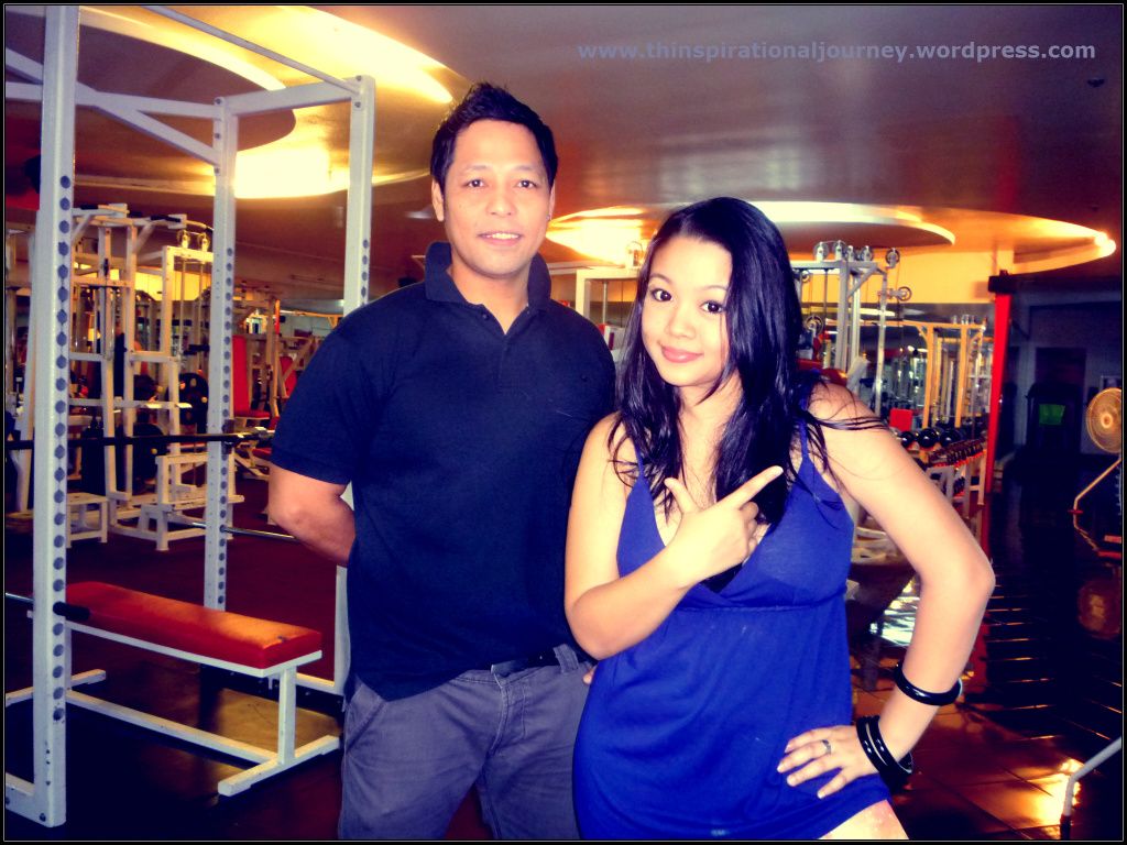 Lara Novales and COach Ricky of Eclipse Gym Lara Novales and COach Ricky of Eclipse Gym