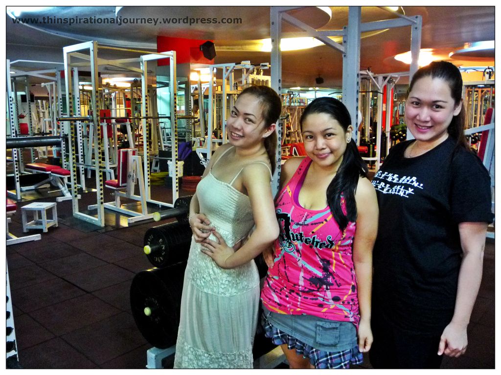 Angela Balagtas, Lara Novales, and Malou at Eclipse Fitness Center Manila Angela Balagtas, Lara Novales, and Malou at Eclipse Fitness Center Manila