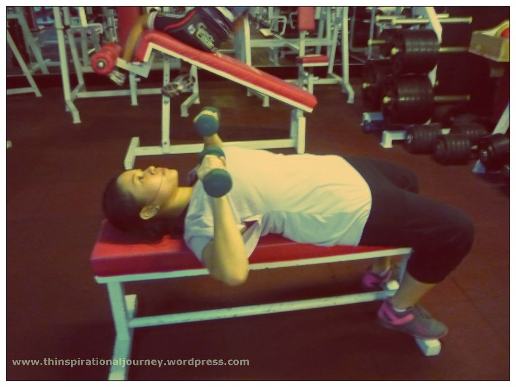 Lara Novales Dumbbell Bench Press 1 Lara Novales Dumbbell Bench Press 1