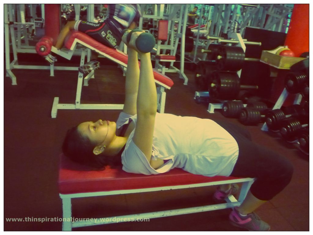 Lara Novales Dumbbell Bench Press 2 Lara Novales Dumbbell Bench Press 2