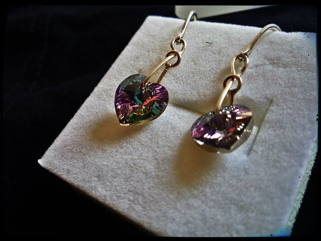 Glass earrings from Barcelona Glass earrings from Barcelona