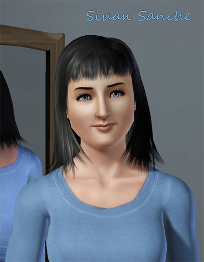 Siuan Sanche, version 1. base game hair (?). Some slider mods used.