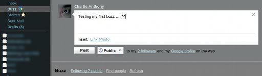Google Buzz dalam Gmail