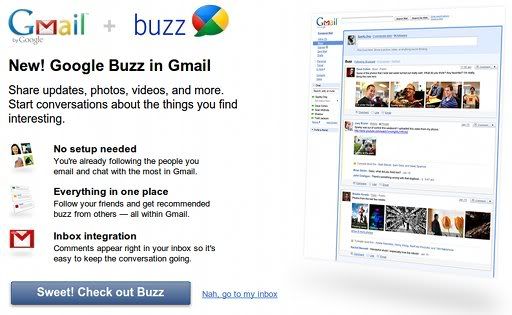 Jejaring sosial Google Buzz Jejaring sosial Google Buzz
