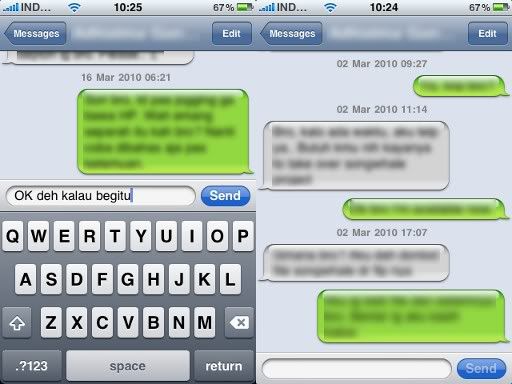 Manajemen SMS pada iPhone
