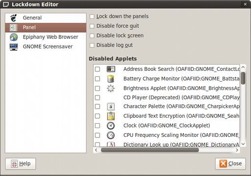 Pembatasan hak akses dengan Lockdown Editor Pembatasan hak akses dengan Lockdown Editor