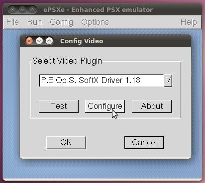 Konfigurasi video pada ePSXe