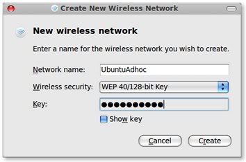 Membuat jaringan Wi-Fi ad-hoc baru