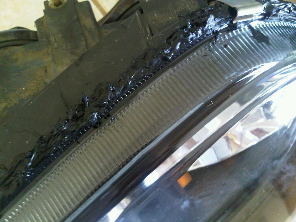 DIY Headlight lens removal