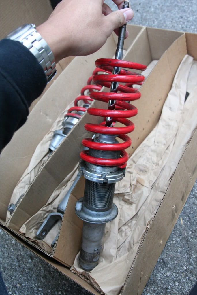 FS Skunk2 coilover sleeves and KYB GR2 shocks. Cheap!