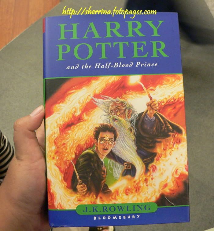 My own copy of Harry Potter and The Half Blood Prince