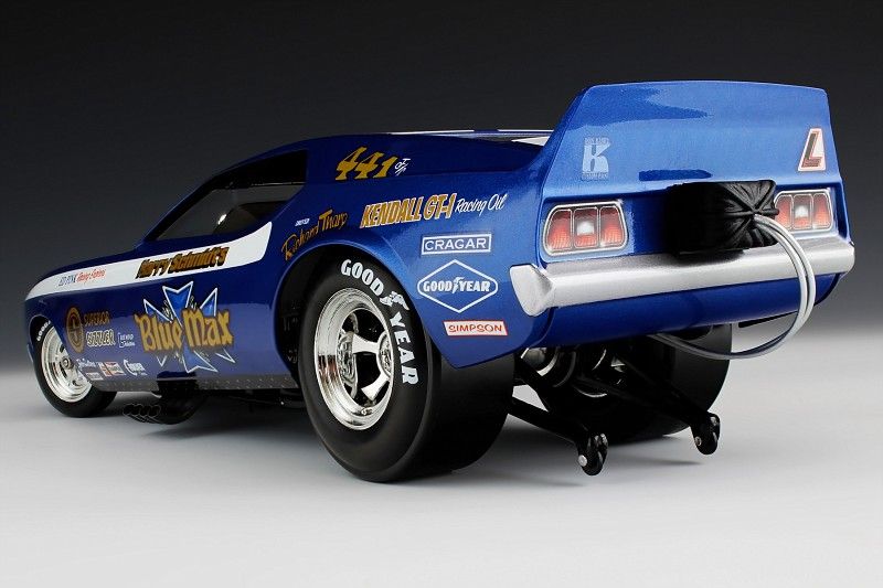 1:18 Autoworld 1971 Ford Mustang Blue Max SuperCharged ...