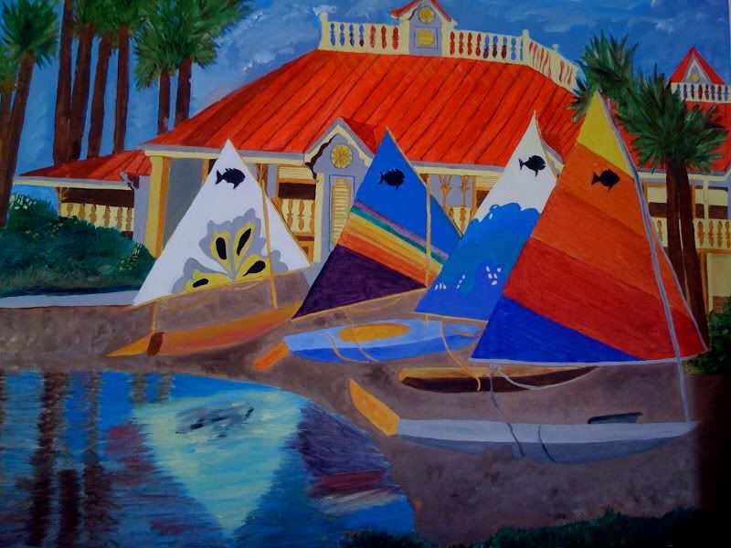 My 1994 effort - Oil on canvas