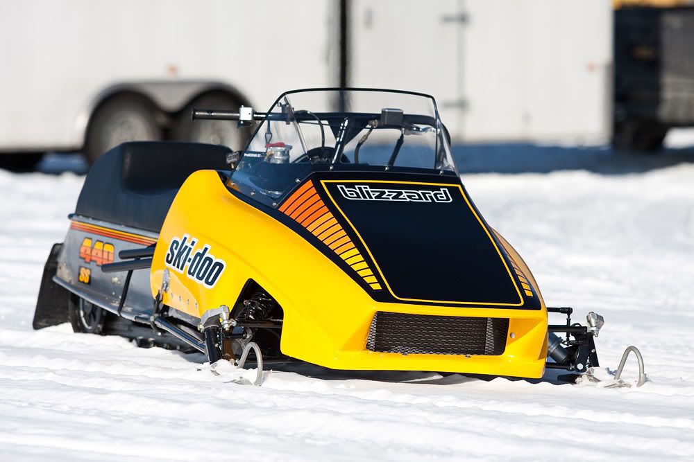 Vintage 1978 SkI Doo Blizzard 440 sno pro Transportation in