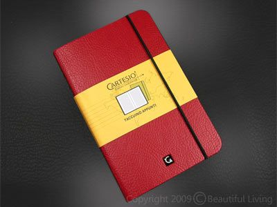 Cartesio Journal The Cartesio Journals come in pocket and large sizes similar to those of the Moleskine journals. They are available at www.journalingarts.com.