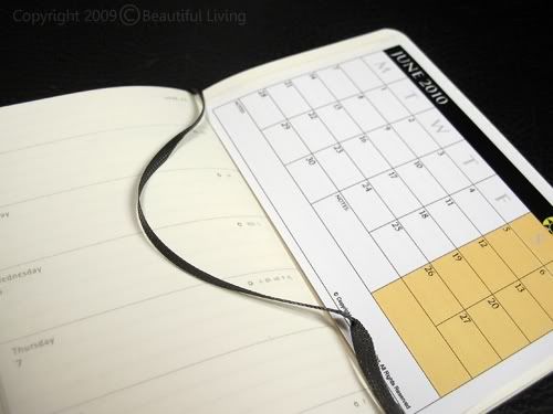 Moleskine Planner with Monthly Calendar Insert. Use the Monthly Calendar as a Bookmark to Keep Your Monthly Overview Where You Need It.