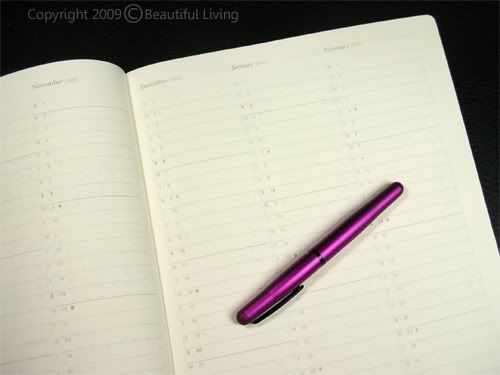 For more detailed monthly planning , there are vertical monthly planners with a slot for every day of each month.
