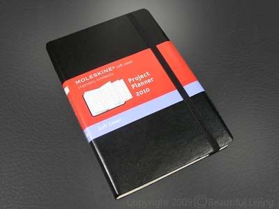 Moleskine Project Planner Moleskines soft cover Project Planner is new for 2010.