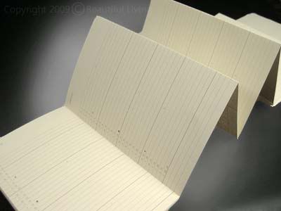Moleskine Projecg planners backside. The back pages of Moleskines Project Planner feature a