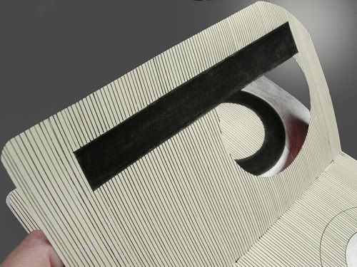 Letter P. The Cutout Used for the P is the Backside of the Cutout Used for the Letter O
