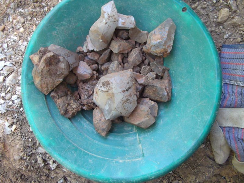 "GP Pocket" Quartz Crystals, El Dorado County, CA