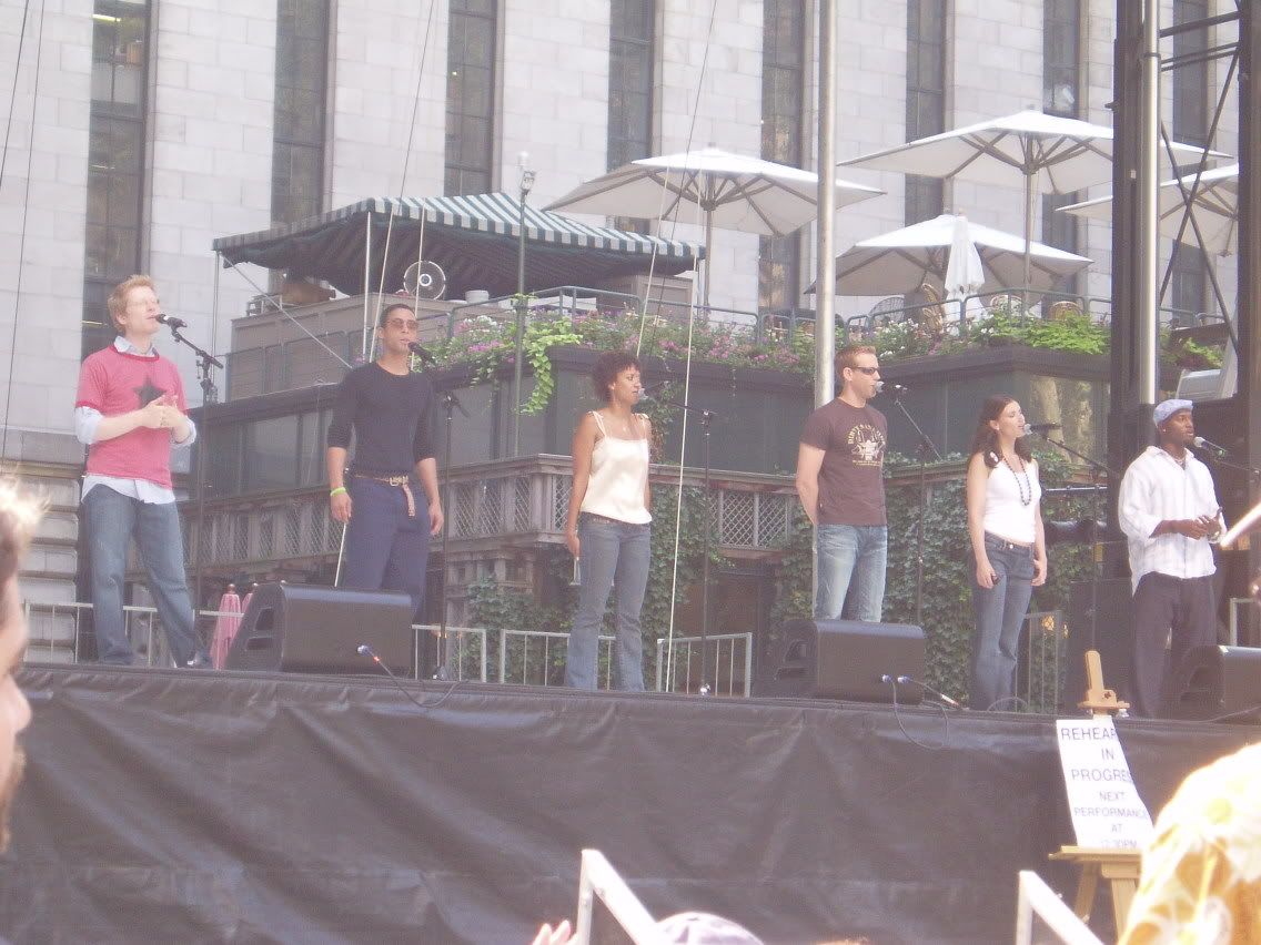 re: Rent in Bryant Park (PICTURES) - and RENT review