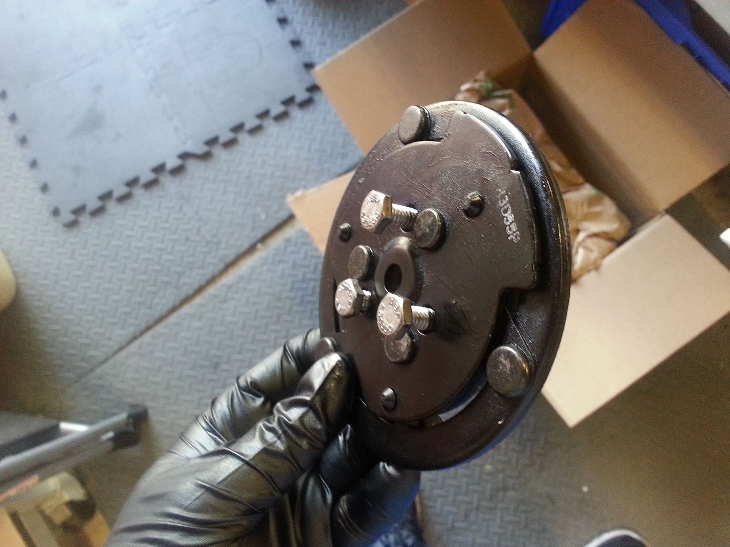 A/C compressor pulley/clutch making loud screeching/squeaking noises