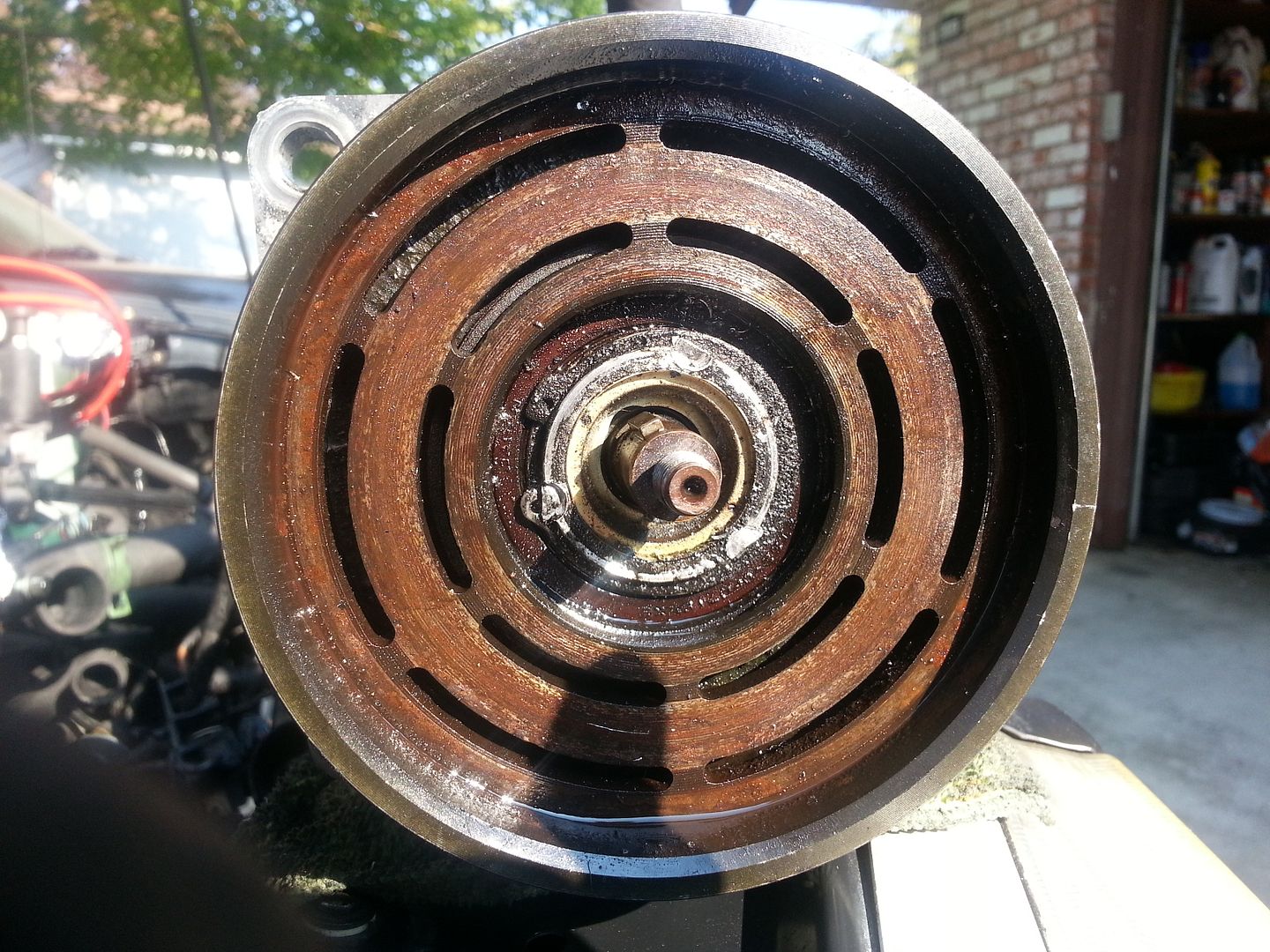 A/C compressor pulley/clutch making loud screeching