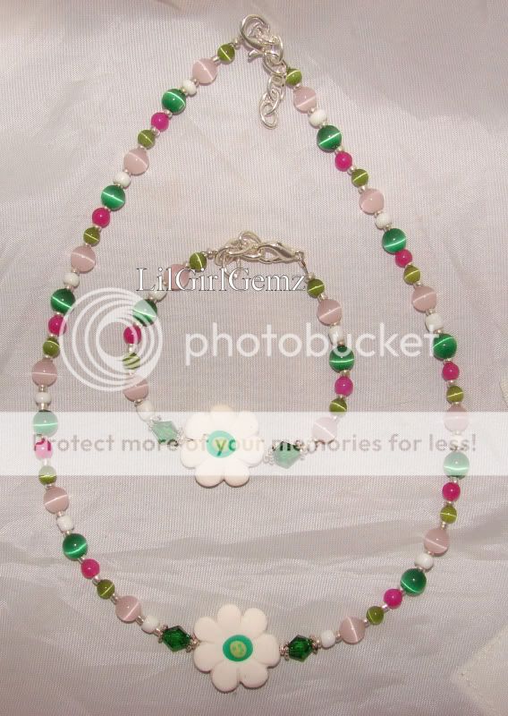 M2MG DAISY SPRING SOCIAL CLAY NECKLACE BOUTIQUE CUSTOM  