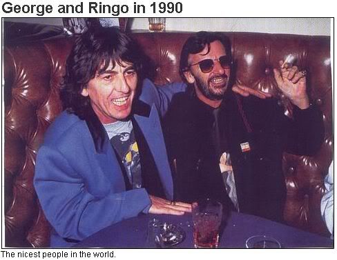 George & Ringo in 1990