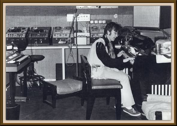 Johns studio in his Kenwood home