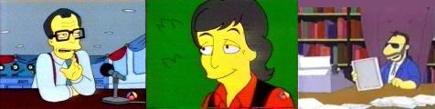 Simpsons Larry King, Macca and Starkey