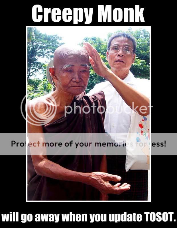 creepy monk