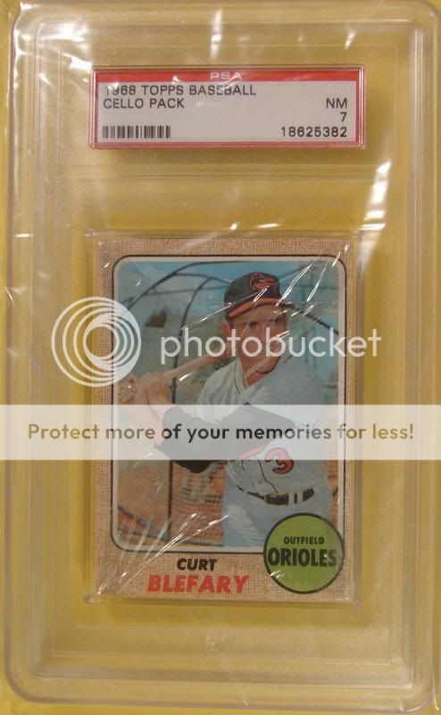 C18 35 1968 Topps Baseball 4th SERIES Cello Pack PSA 7 BLEFARY  