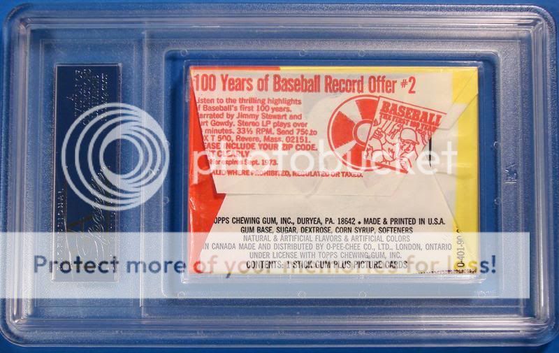 1973 TOPPS BASEBALL WAX PACK 5TH SERIES PSA 5 MANAGER 4142  