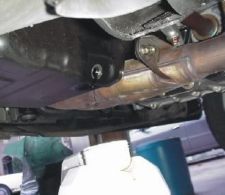 Pic: Oil Draining