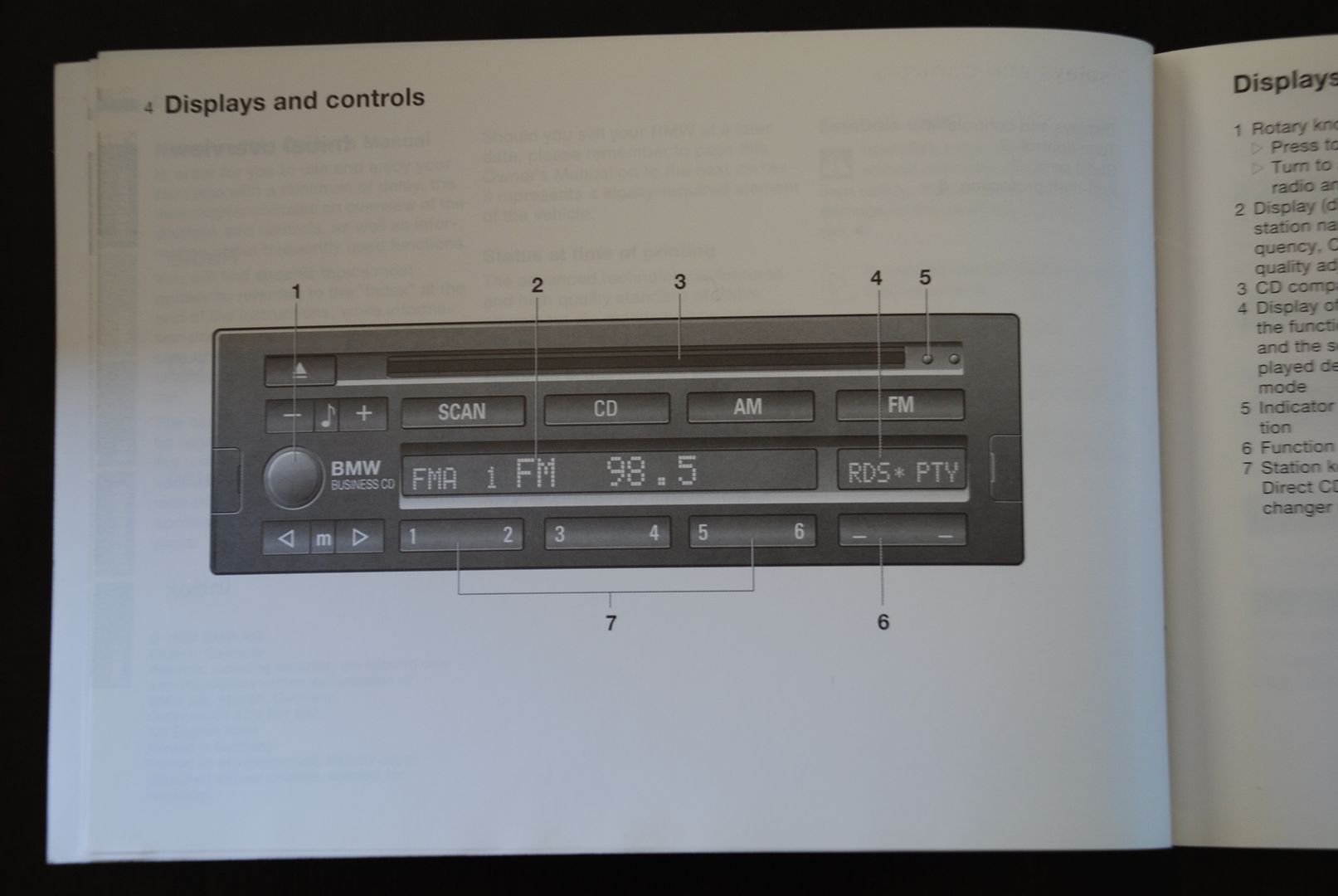 BMW Business CD Player Radio Stereo Blaupunkt CD43 Original Owner's Manual Book