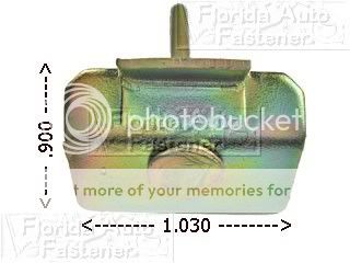 54 55 56 Cadillac windshield clips NOS  1954 1955 1956  