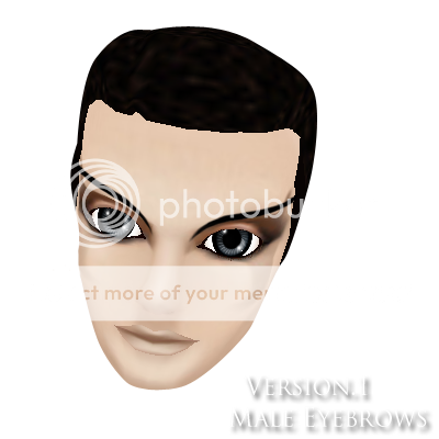 Version 1 Male eyebrows