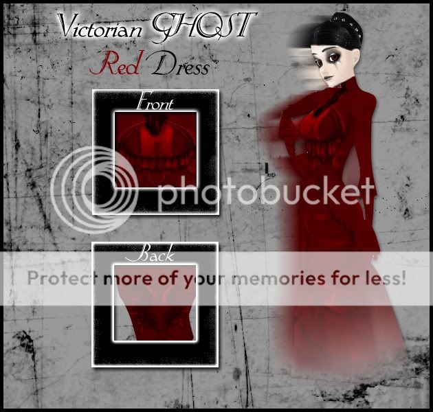 Victorian Red Dress