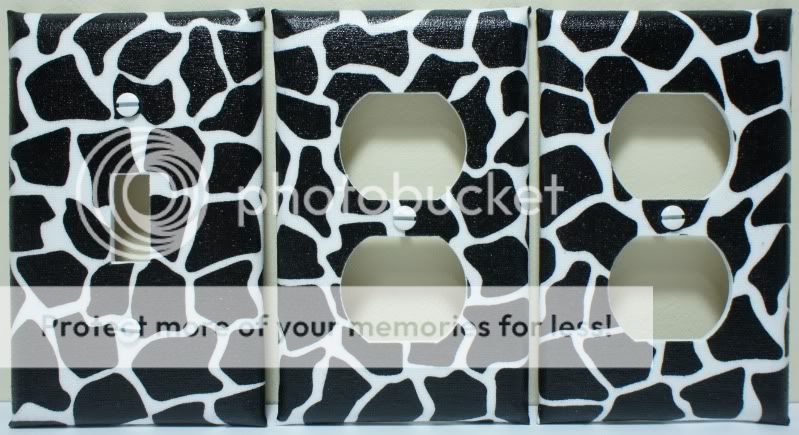   SWITCH & OUTLET COVERS   CHEETAH GIRAFFE LEOPARD TIGER ZEBRA  