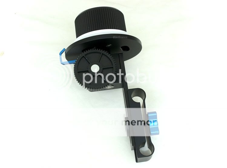 DSLR Follow Focus FF for 15mm rod support 60D 600D 5D2