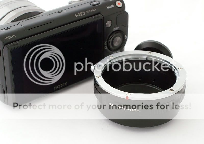 Canon EOS lens to Sony E mount adapter NEX 5 NEX 3 NEX5  