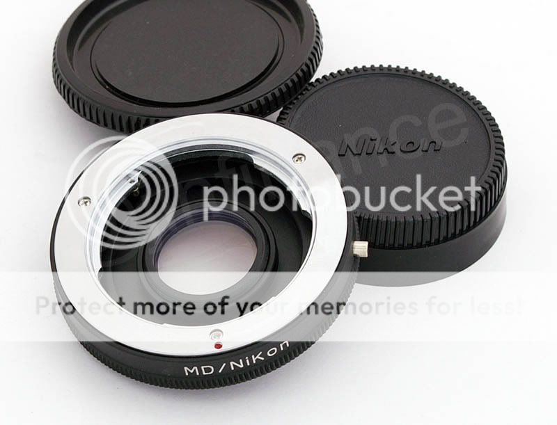 Minolta MD adapter to Nikon D80 D90 D3000 D5000 D300 D3  